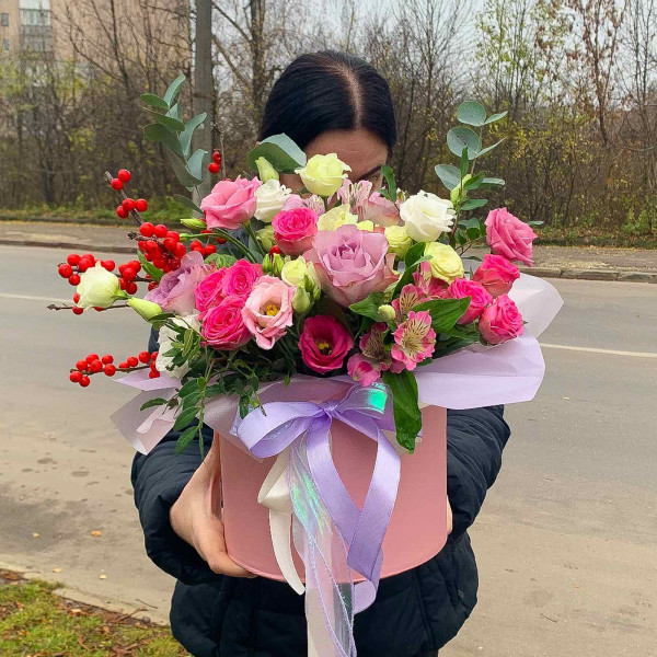 Квіти в корбоці "Марсель"